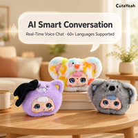 Peluche interactive parlante intelligente AI, jouet interactif vocal, 60 langues, charge rapide Type-C, animal en peluche éducatif Montessori pour enfants