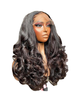 Softest Full Bouncy Curly <b>Wigs</b> No Shedding Super Shiny Remy Hair Extensions Machine Double Weft 12A - Product Image 1