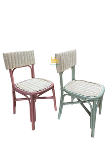 Silla Infantil de Mimbre Hecha a Mano en Oferta, para Eventos, Decoración de Fiestas de Cumpleaños, Mimbre Natural Hecho a Mano para Niños - Product Image 5