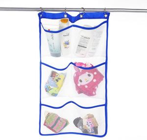 Mesh Bath Toy Organizer Hanging Multi-Use Net Bags Hanging Baby Bath Toy <b>Storage</b> & Bathroom or <b>Shower</b> Caddy-Set - Product Image 2