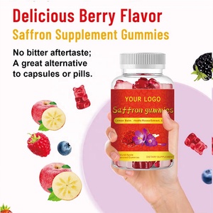 Gommose allo Zafferano per Adulti OEM ODM - Estratto Premium di Crocus Sativus per Supporto dell'Umore e Relax, Vegane, Non-OGM (60 Pezzi MOQ 500pz) - Product Image 4