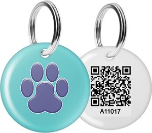 Hot Sale Customized Silicone Pet Tag Unique QR Code NFC Dog Tag Multi-Color for Pet