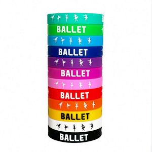 Pulsera de Silicona con Logotipo de Ballet, Fabricada por Profesionales, para Fiestas de Ballet, Competencias de Danza y Actividades - Product Image 2