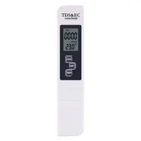 TDS ak metre sıcaklık test kalem 3 In1 fonksiyonu iletkenlik su kalitesi ölçüm aracı TDS ve EC Tester 0-5000ppm