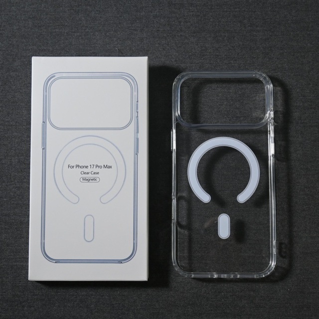Luxury Transparent Magnetic Phone Case for iPhone 17 17 Air 17Pro 17 Pro Max Shockproof Wireless Charging Cover