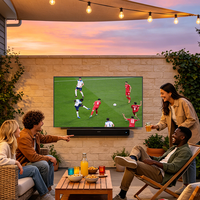 Téléviseur intelligent extérieur HUSHIDA 55 pouces 1000 nits, IP55 étanche, écran LCD ultra lumineux, grand écran pour villa, jardin, balcon