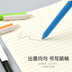 Customized Ballpoint <b>Pens</b> Plastic Body Silk Screen Printing Logo Business Office Stationery Push Button Advertising <b>Pens</b> - Product Image 3