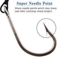 Double crochet revêtu Cable Leader Gréement Pêche en eau salée Double Drop Rig Drop Rig Big Game Fishing Tackle for Toothy Fish