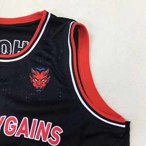 Trendy <b>Retro</b> Printed <b>Basketball</b> Shirts Custom High Quality Breathable Quick Dry 100% Polyester <b>Jerseys</b> - Product Image 4