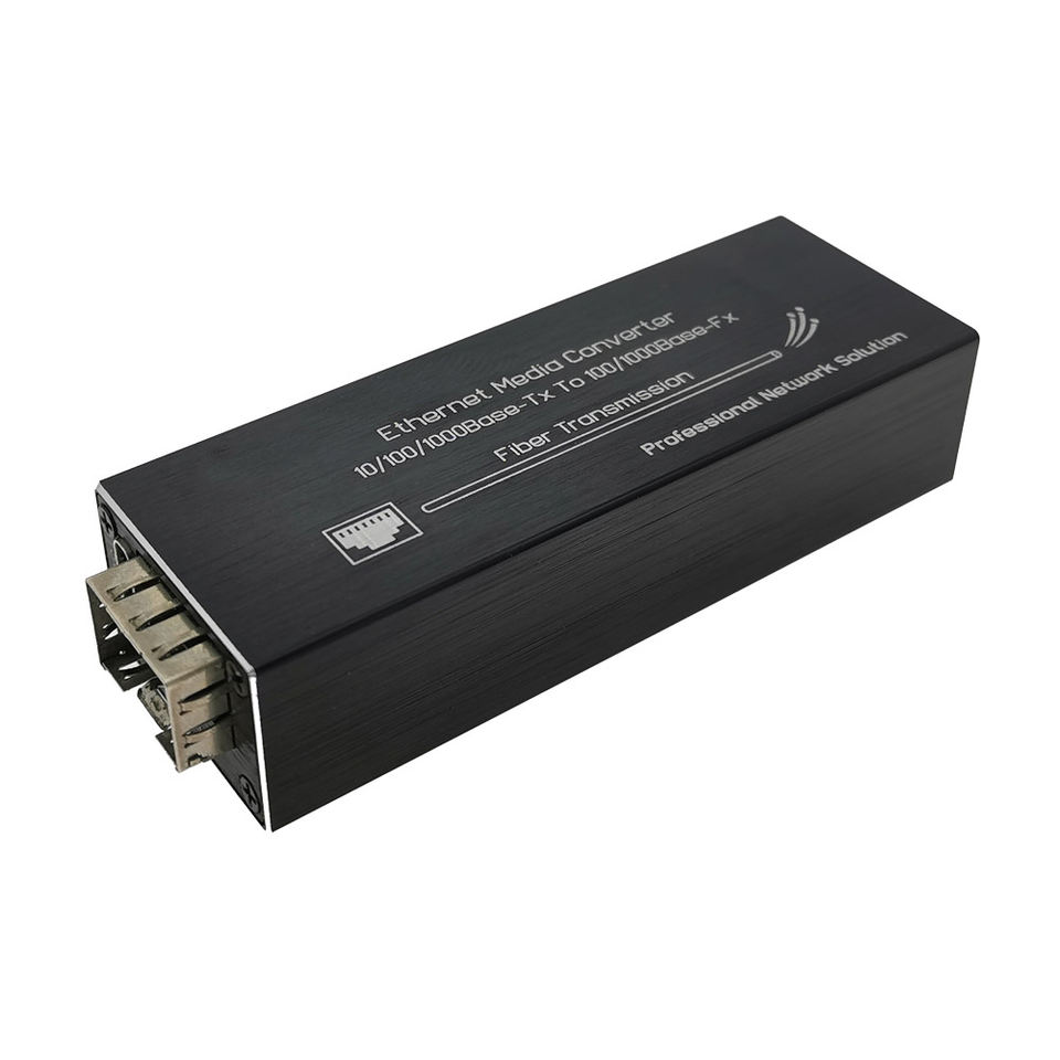 Micro Mini Gigabit Ethernet Media Converter with 100/1000BASE-X SFP Slot for Copper to Fiber Network Conversion