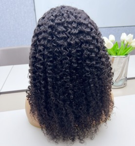 Peluca de media cabeza sin pegamento, de cabello virgen 100% sin procesar, doble densidad, larga, de alta densidad, negra, para mujer, vietnamita, al por mayor - Product Image 2