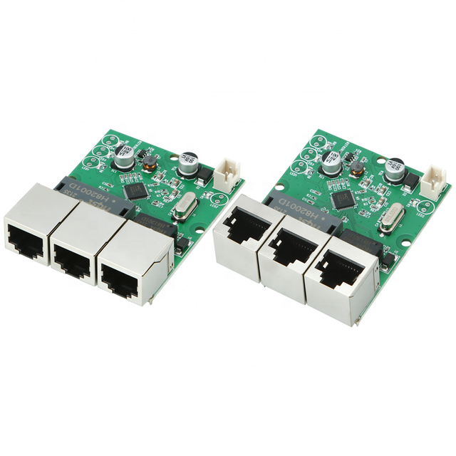 Switch Module PBC Module Mini Size 3 Ports Network Switches Pcb Board Mini Ethernet Switch Module 10/100Mbps