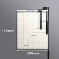 Décoration de maison/bureau 18 "A3 Rame métallique Guillotine Trimmer Stack Paper Cutter