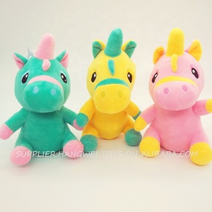 Đồ Chơi Nhồi Bông Hình Ngựa Nhồi Bông Đầy Màu Sắc 17-20Cm Mềm Bán Chạy Từ Nhà Máy 17-2021 Dành Cho Máy Cẩu Trẻ Em - Product Image 2