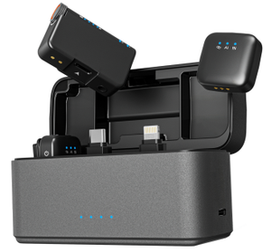 Micrófono Inalámbrico Mini M15 con Cancelación de Ruido y Estuche de Carga para TikTok, <span class=keywords><strong>YouTube</strong></span>, Transmisiones en Vivo, Entrevistas y Uso en Exteriores - Product Image 1