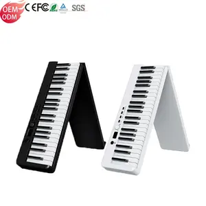 KIMFBAY pianoforte pieghevole 88 tasti pianoforte pieghevole strumenti musicali tastiera per pianoforte