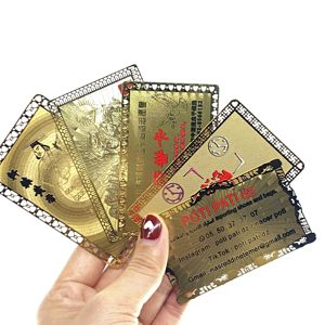 Free Design Customized Printing Personalized Black and <b>Gold</b> Metal Business <b>Card</b> - Product Image 4