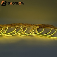 Bande LED COB personnalisable OEM ODM 432 420 LED ultra-lumineuse à CRI élevé RGB 24V pour la décoration de la maison, de l'entreprise et des salles de jeux