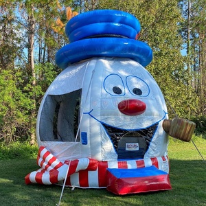 Giáng sinh Inflatable PVC Snowman nhảy nhà lễ hội Bouncer/Trampoline lều cho vui ngoài trời hoặc cho thuê - Product Image 2