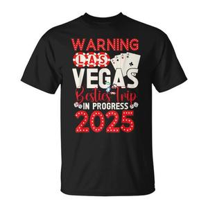Camiseta moderna negra pequeña para adultos Matching Besties Trip Las Vegas 2025 - Product Image 1
