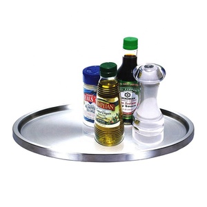Escurridor de vajilla de dos niveles, estante negro para especias, 360, 10 pulgadas, mesa de comedor redonda, Suzan única - Product Image 6