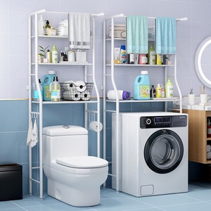 <span class=keywords><strong>Estante</strong></span> Metálico <span class=keywords><strong>para</strong></span> <span class=keywords><strong>Baño</strong></span>, Sin Perforaciones, de Piso a Techo, <span class=keywords><strong>para</strong></span> Lavadora y Artículos de <span class=keywords><strong>Baño</strong></span>, <span class=keywords><strong>para</strong></span> un <span class=keywords><strong>Baño</strong></span> Práctico - Product Image 2