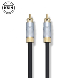 24K de oro de alta calidad Chapado en oxígeno blindado <span class=keywords><strong>macho</strong></span> a <span class=keywords><strong>macho</strong></span> Cable de Audio Pro Series - Product Image 1