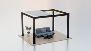 Tùy Chỉnh Thân Thiện Với Môi Bioclimatic Có Thể Thu Vào Mái Pergola Tán Bền Vững Không Thấm Nước Vườn Pavilion Cho Sân Sau Gazebo - Product Image 4