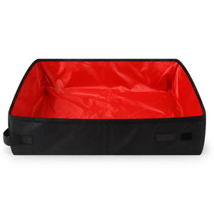 2023 personnalisé extérieur Oxford Portable Oxford chat litière étanche pliable voyage chat litière - Product Image 3