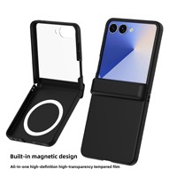 Casing ponsel desain Bisnis Samsung, sarung HP tahan guncangan TPU + PC desain bisnis untuk Samsung Galaxy Z Flip 7/6/5/4/3
