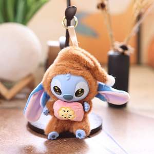 Pendentif ours <span class=keywords><strong>Moe</strong></span> <span class=keywords><strong>Moe</strong></span> mignon, peluche en vinyle super doux, jouet en peluche avec rembourrage en coton PP, pendentif anti-stress, pendentif pour sac - Product Image 3