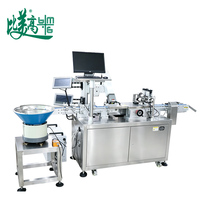 Machine de marquage laser UV GS1 DataMatrix avec alimentation automatique pour la traçabilité et la numérotation des grandes fioles en verre en usine