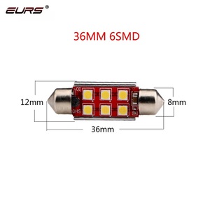 CANBUS 12V 5W Auto LED Ampoule Nouvelle Lampe de Lecture Intérieure Festoon 6SMD 3030 31mm 36mm 39mm 41mm Voiture Toit Dôme Lumières C5W <span class=keywords><strong>C10W</strong></span> - Product Image 5