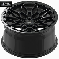 Jante Off Road Mesh Legend 18 pouces 9J Noir Brillant 6x139.7 Style Beadlock Nid d'Abeille pour Hilux Prado Ranger Triton SUV