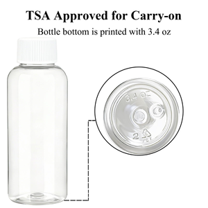 Custom High Quality 50ml 100ml PET <b>Plastic</b> Spray Bottles Screw <b>Cap</b> Empty Personal Care Packaging for Shampoo Lotion Face Cream - Product Image 4
