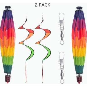 गर्म हवा के गुब्बारे हवा स्पिनर उद्यान सजावट बड़े आउटडोर फांसी सजावट लॉन यार्ड गहने इंद्रधनुष पवन फांसी Windsock - Product Image 3