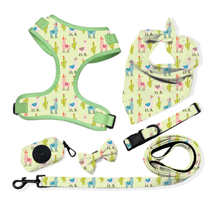 Arnés personalizable de nailon para perros, arnés de mochila de Bondage pequeño XS acolchado sólido para perros ciegos, arnés personalizable de cáñamo para perros - Product Image 2