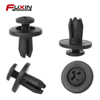 5 Clips de fixation de voiture, Clips mixtes, rivets pour Automobile, pour panneau de porte, pare-choc, en plastique, Clip de fixation