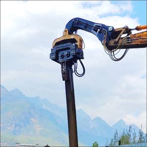 20ton Pelle Monté Hydraulique Haute Fréquence Vibrant Poster Pile Feuille De Pilote Pile Marteau, Ciment Pile Driver OEM <span class=keywords><strong>Service</strong></span> - Product Image 3