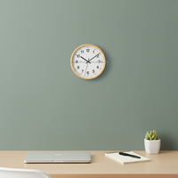 Jam Dinding Kayu Solid Dekoratif Grosir, Jam Dinding Kayu Quartz Senyap untuk Dekorasi Seni Dinding Ruang Tamu Rumah