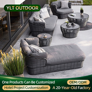 Divano esterno e tavolino <span class=keywords><strong>da</strong></span> caffè Set Patio divano Hotel Villa PE <span class=keywords><strong>Rattan</strong></span> divano cortile impermeabile Set di mobili <span class=keywords><strong>da</strong></span> <span class=keywords><strong>giardino</strong></span> produttore - Product Image 1