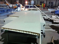 Fully Automatic Fence Window Door Frame Edge Banding Wall Ceiling Panel PVC Profile Production Line Making Machine