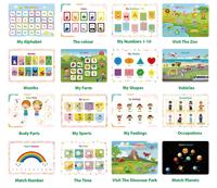 Buku Sibuk Anak-Anak untuk Pendidikan Dini, Kognitif, Lepas Tempel, Balik-Balik & Buku Tenang untuk Pencerahan