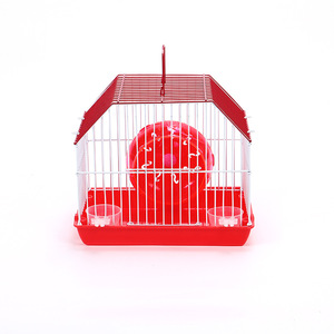 Bán Buôn Vật Nuôi Lồng Xách Tay Hamster Nhà Lồng Với Chạy Bánh Xe Tập Thể Dục Chinchilla Sóc Hamster Lồng - Product Image 2