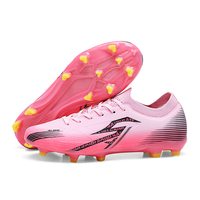 Chaussures de football en gros OEM FG Air Mesh, crampons antidérapants mixtes, semelle extérieure pour gazon naturel, qualité supérieure pour athlètes masculins, entraînement et match
