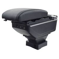 Vtear pour Citroën C4 2008-2011, protection contre la saleté du compartiment central, surface de la console, fonction de rangement, accessoires intérieurs automobiles