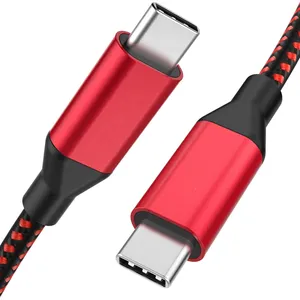 USB C vers USB C 20V 5A charge rapide Pd Type câble Usb Tipo A C charge rapide 100w