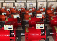 Alternateur synchrone AC monophasé 20 kW, triphasé 20 kVA, 25 kVA, moteur diesel, fil de cuivre pur, module de commande à distance