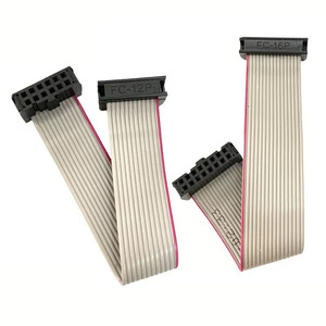 Customized 2.54mm Pitch Idc Connector Grey Flat <b>Cable</b> 2.54mm 14pin Assembly Ribbon Flexible Wire Harness <b>Cable</b> - Product Image 5