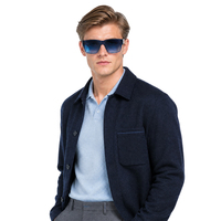 Offre Spéciale Vintage carré cadre lunettes de soleil femmes/hommes mode dégradé lentilles Orange blanc acrylique Design classique